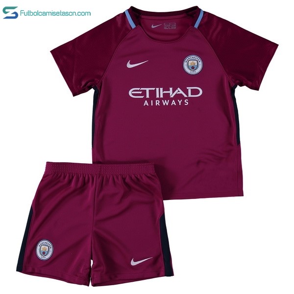Camiseta Manchester City Niños 2ª 2017/18